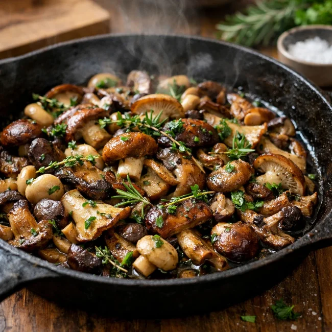 Savory Herb Mushroom Medley