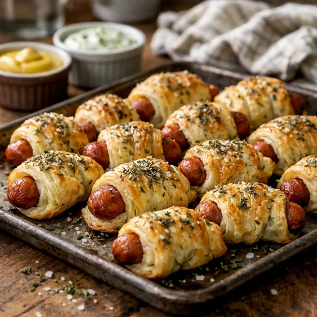 Savory Herb Pigs in a Blanket