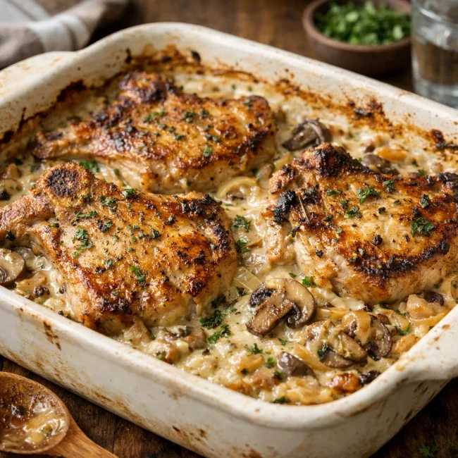 Savory Herb Pork Chop Casserole