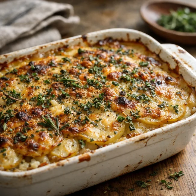 Savory Herb Potato Casserole