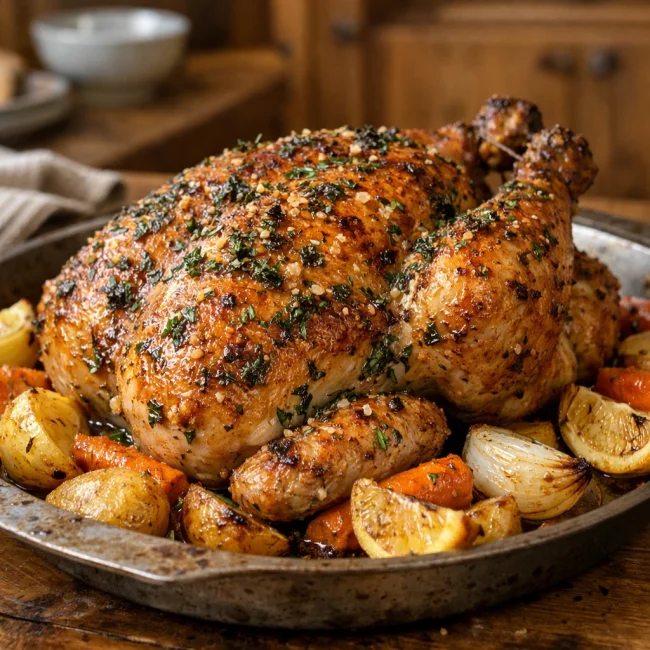 Savory Herb-Roasted Chicken