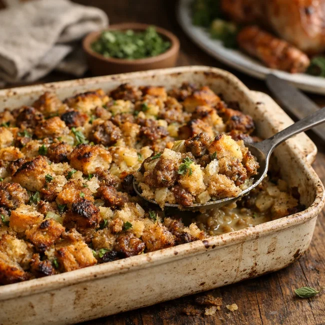 Savory Herb Sausage Stuffing