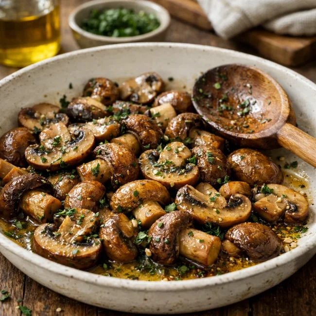Savory Herb Sauteed Mushrooms