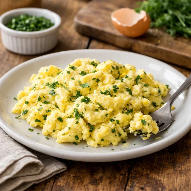 Savory Herb Scrambled Eggs
