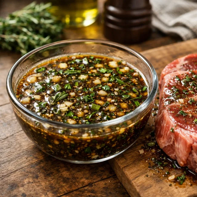 Savory Herb Steak Marinade