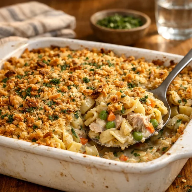 Savory Herb Tuna Casserole