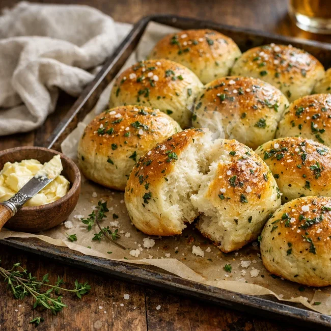 Savory Herb Yeast Rolls