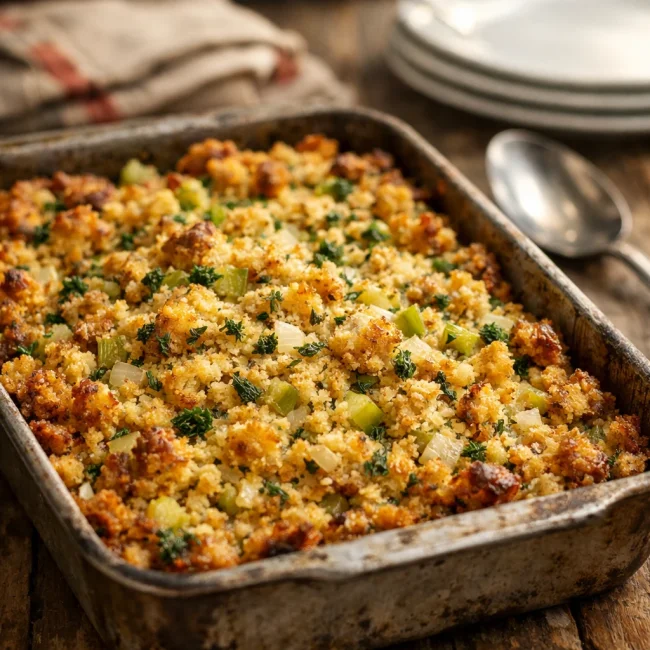 Savory Herbed Cornbread Dressing