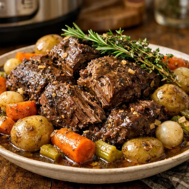 Savory Instant Pot Pot Roast