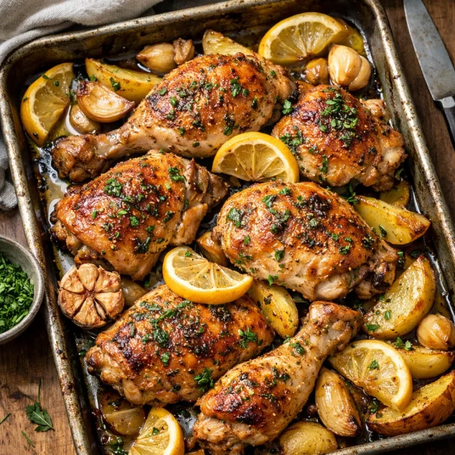 Savory Lemon Herb Chicken Delight