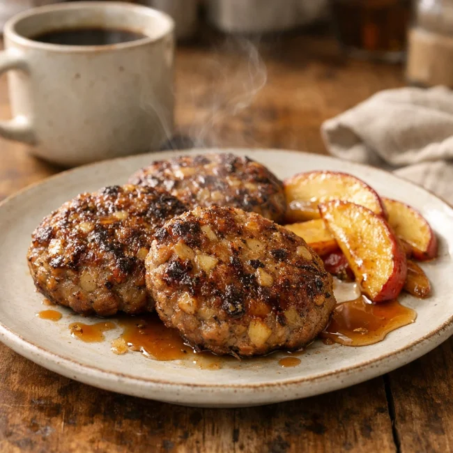Savory Maple Apple Breakfast Sausage