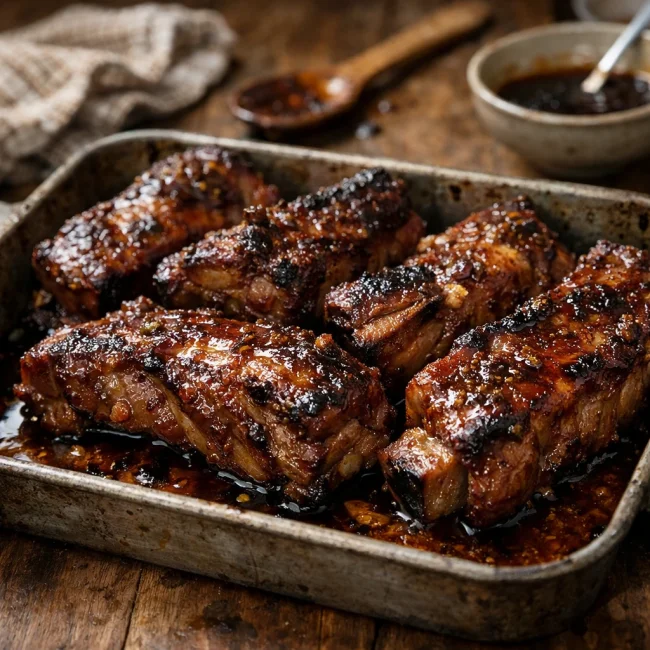 Savory Maple-Glazed Country Ribs