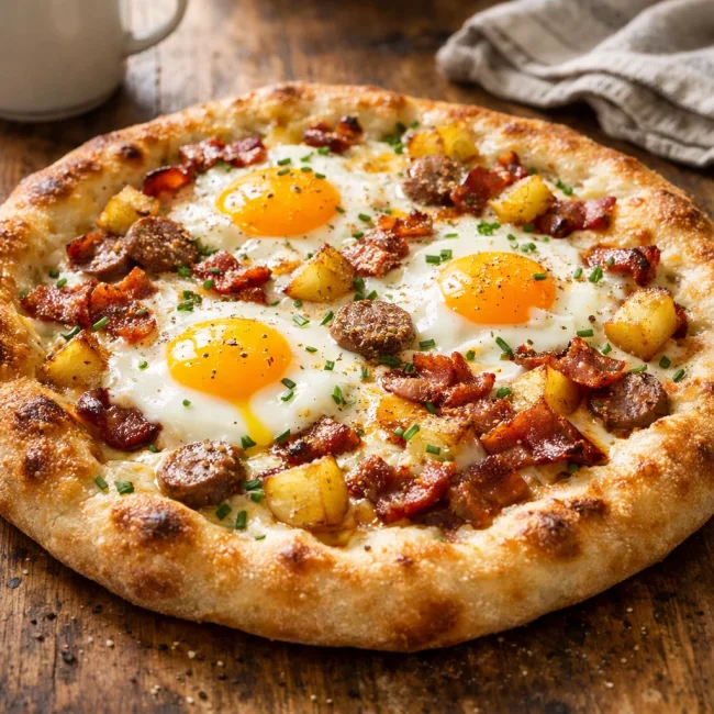 Savory Morning Delight Pizza