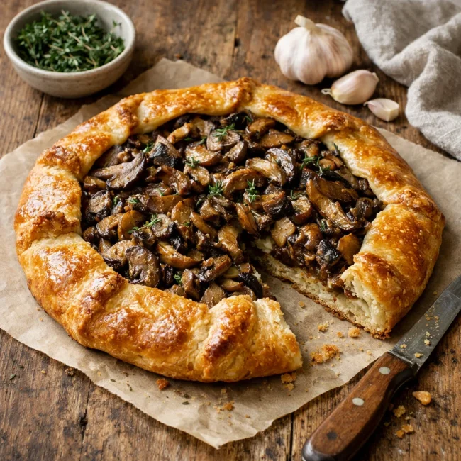 Savory Mushroom Galette