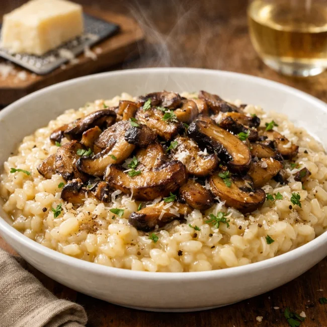 Savory Mushroom Risotto