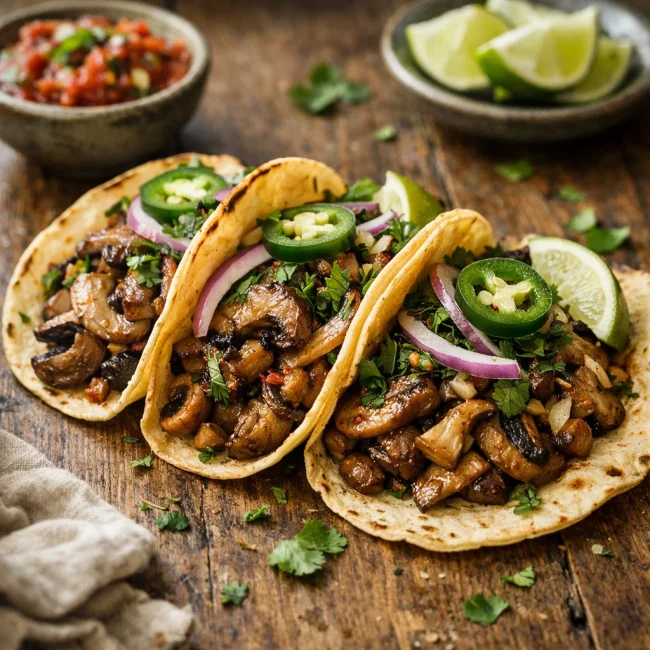 Savory Mushroom Tacos