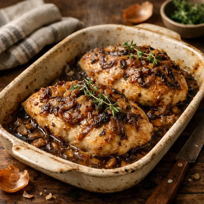 Savory Onion Chicken Delight