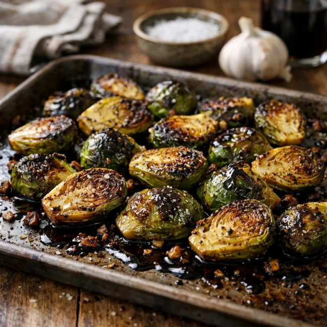 Savory Roasted Brussels Sprouts