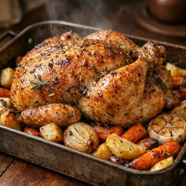 Savory Roasted Chicken