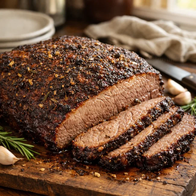 Savory Rosemary Garlic Dry Rub Brisket