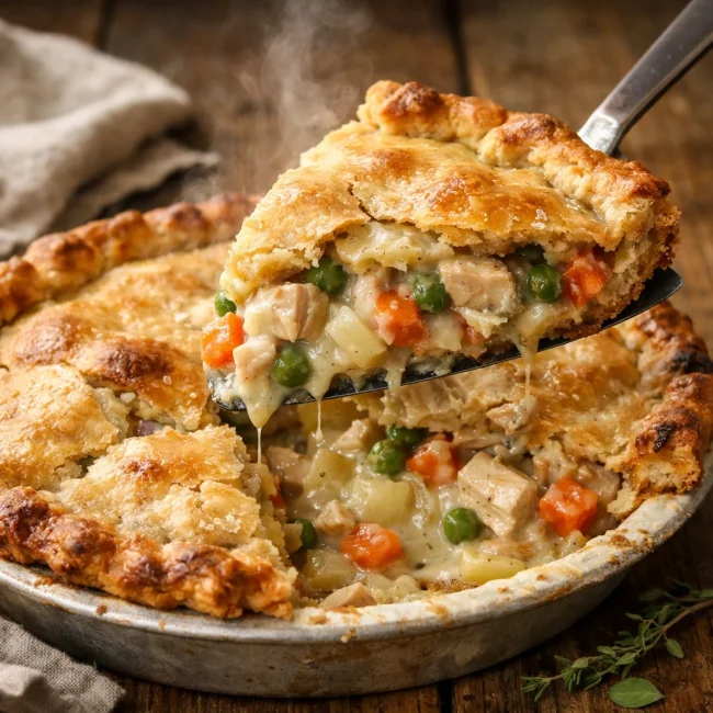 Savory Rustic Chicken Pot Pie