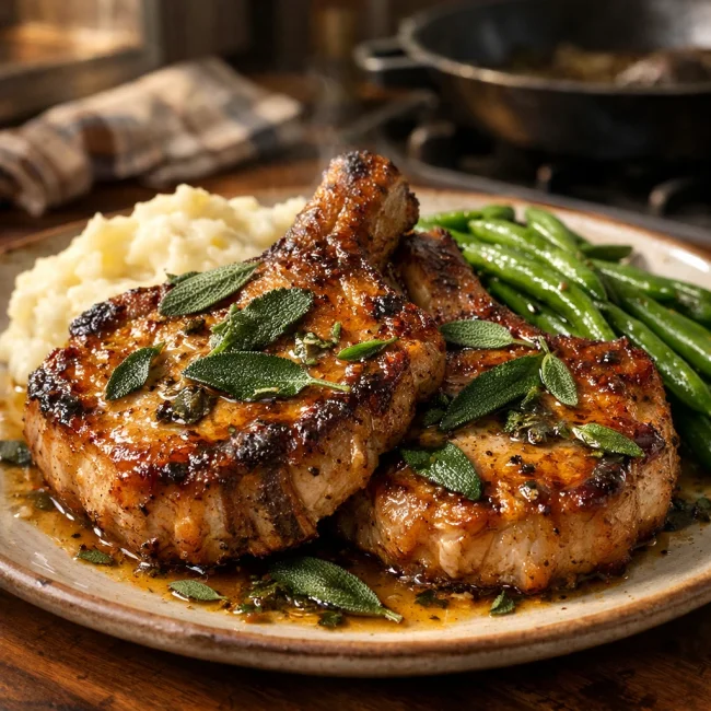 Savory Sage Pork Chops