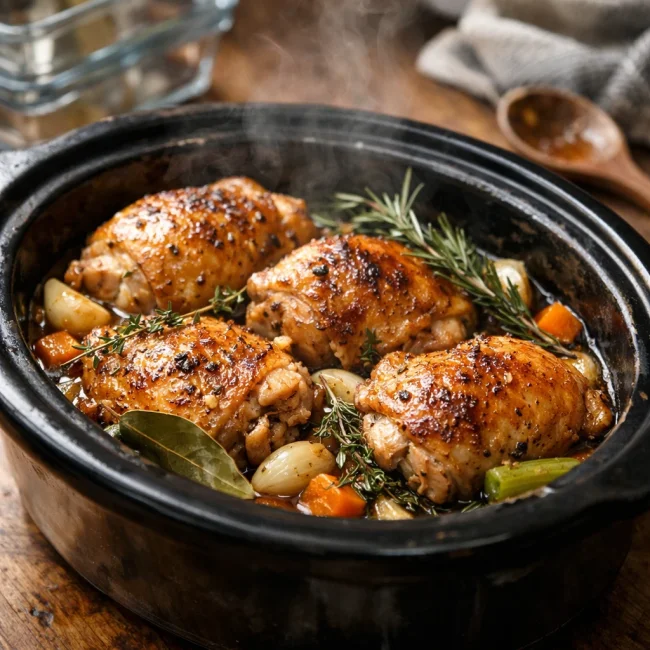 Savory Slow-Cooked Chicken Thighs