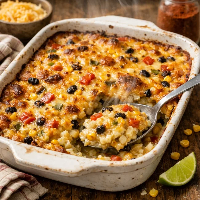 Savory Southwest Corn Casserole