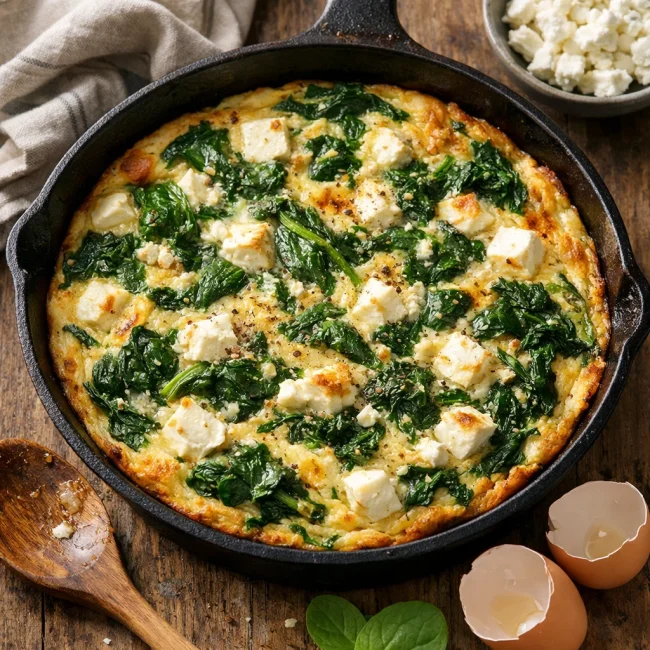 Savory Spinach and Feta Oven Frittata