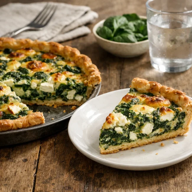 Savory Spinach and Feta Quiche