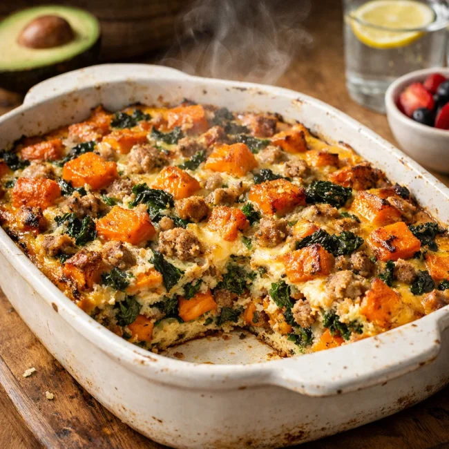 Savory Sweet Potato Breakfast Casserole