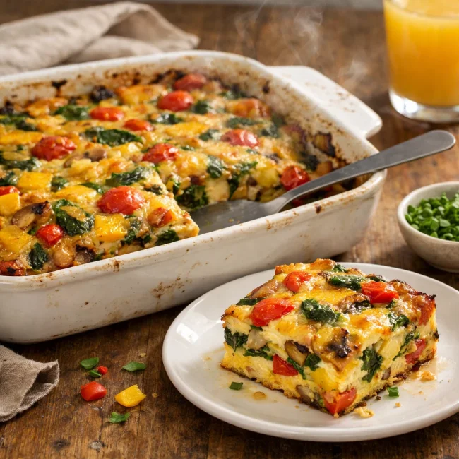 Savory Veggie Delight Breakfast Casserole