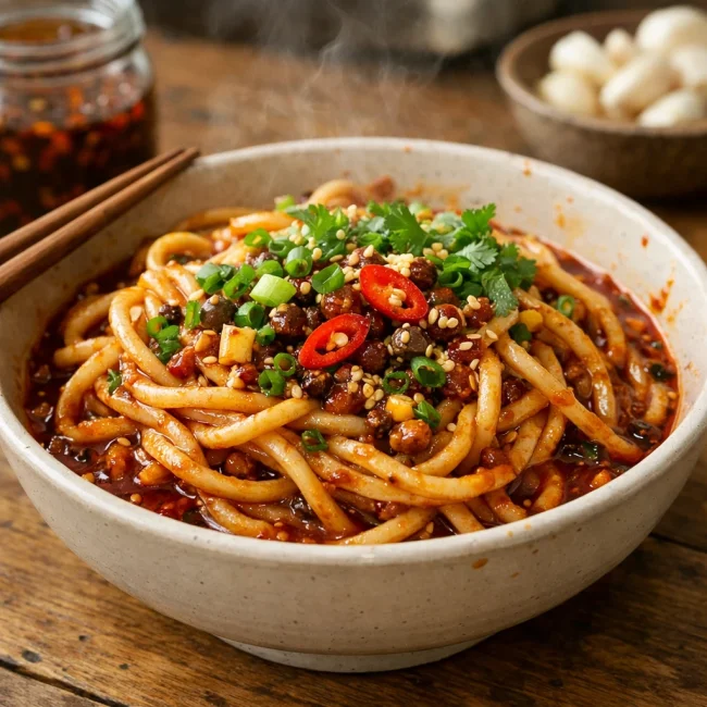 Sichuan Spicy Noodles