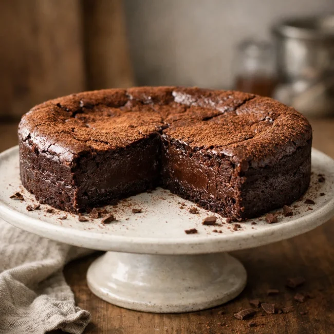 Silken Delight Flourless Chocolate Cake