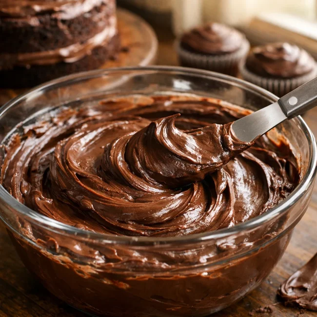 Silky Dark Chocolate Frosting
