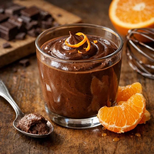 Silky Orange Chocolate Mousse