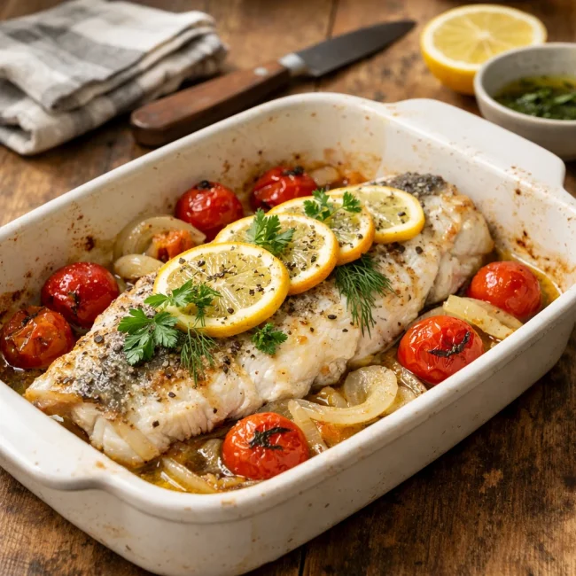 Simple Baked Fish Delight