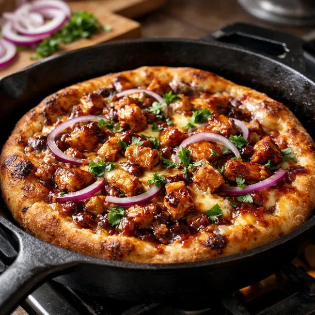 Skillet BBQ Pizza