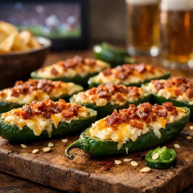 Slam Dunk Stuffed Jalapeños