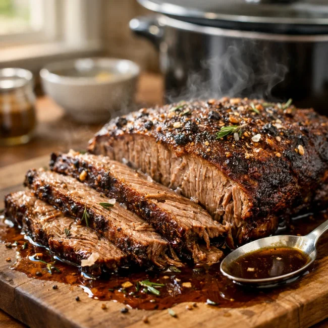 Slow-Cooked Beef Brisket