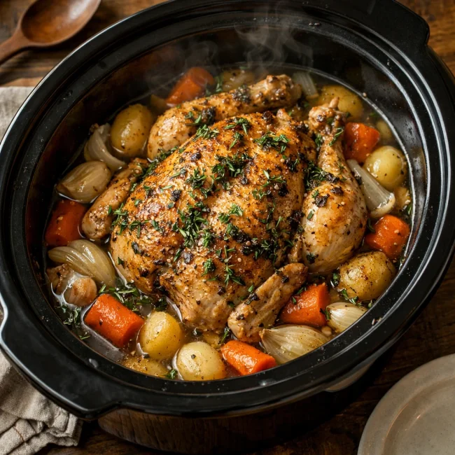 Slow-Cooked Herb Chicken