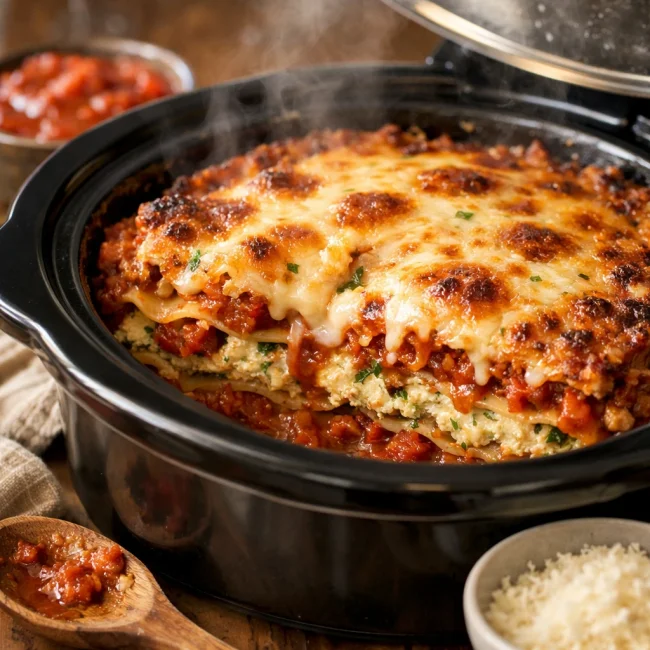 Slow Cooker Lasagna