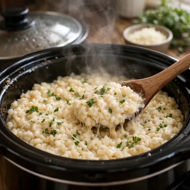 Slow Cooker Risotto