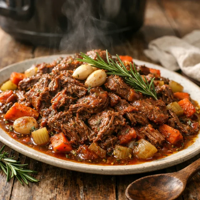 Slow Cooker Tuscan Herb Beef
