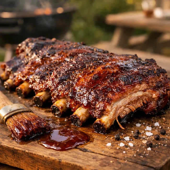 Smoky Barbecue Pork Ribs