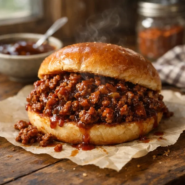 Smoky Barbecue Sloppy Joes