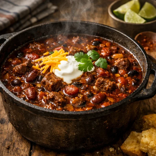 Smoky Chipotle Beef Chili