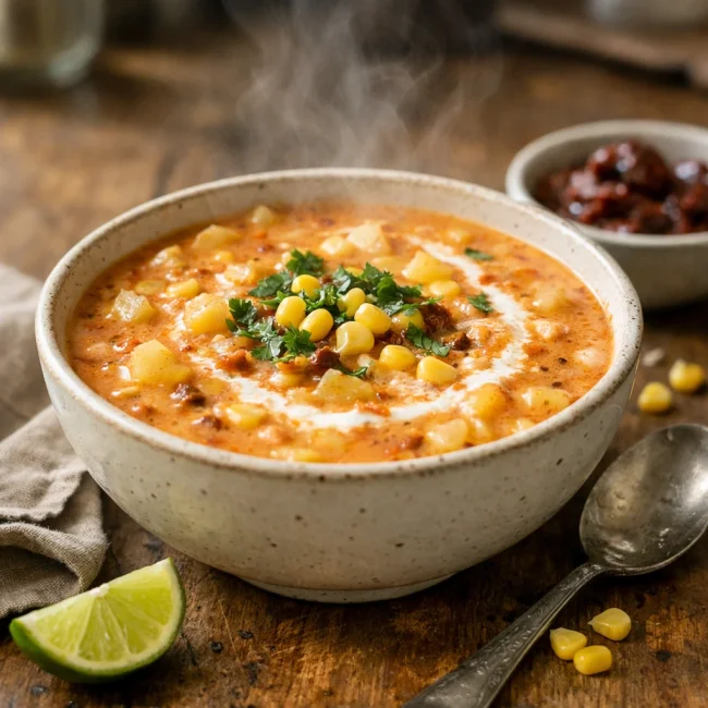 Smoky Chipotle Corn Chowder