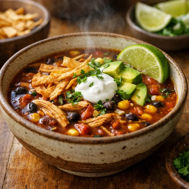 Smoky Chipotle Tortilla Soup