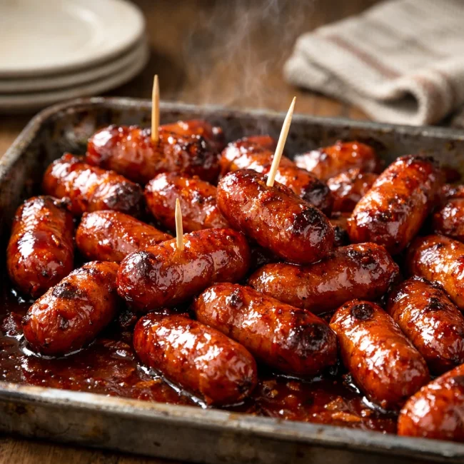 Smoky Cocktail Sausages
